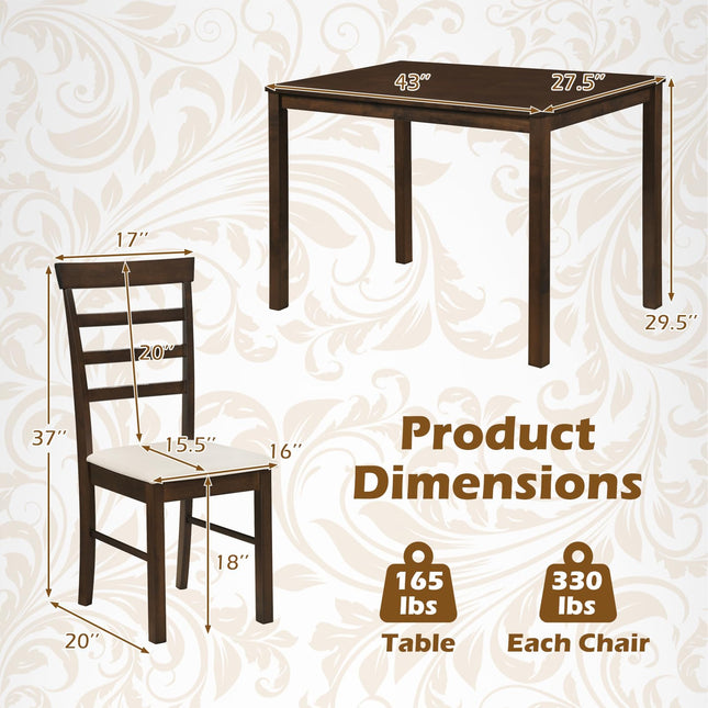 Dreamade Dining Table Set for Small Space