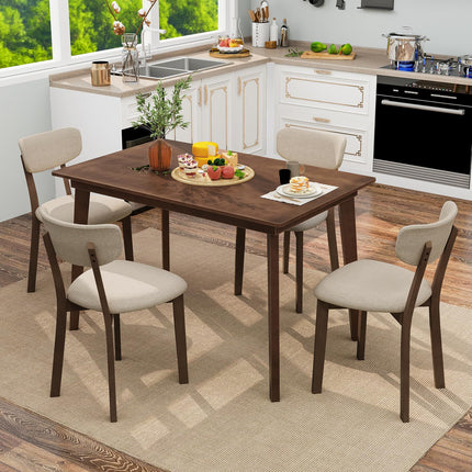 Dreamade 48-Inches Rectangular Wooden Dining Table for 4