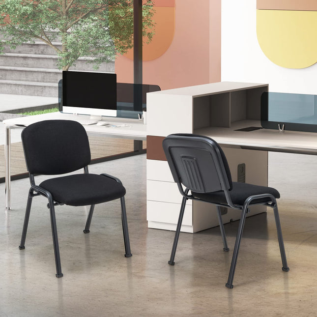 Dreamade 10-Pack Conference Chair Set - Stackable Guest Chair with Metal Frame