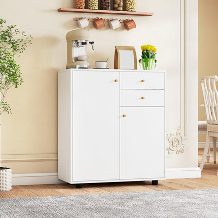 Dreamade Sideboard Buffet Cabinet Modern Sideboard Storage Cabinet
