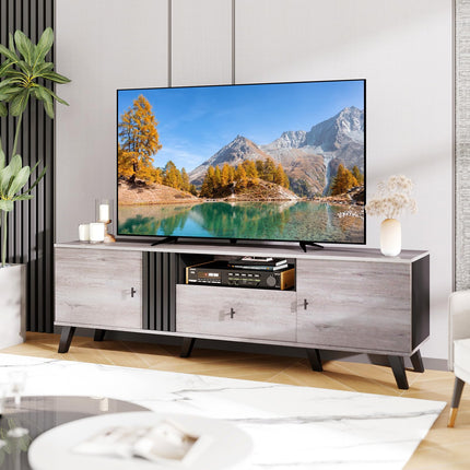Dreamade Modern TV Stand for 65-80 Inch TV