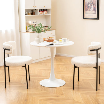 Dreamade Boucle Dining Chairs Set of 2