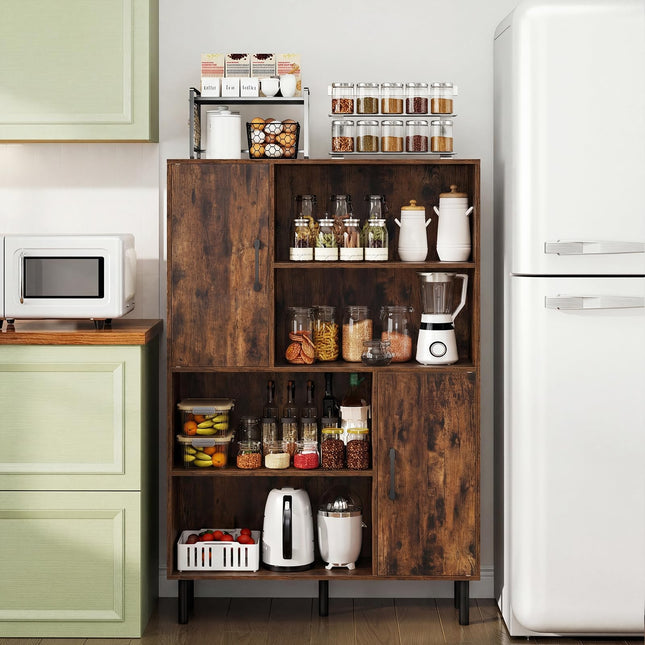 Dreamade 47 Inches Storage Cabinet with Doors for Living Room