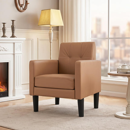 Dreamade Modern Accent Chair with Removable Seat Cushion