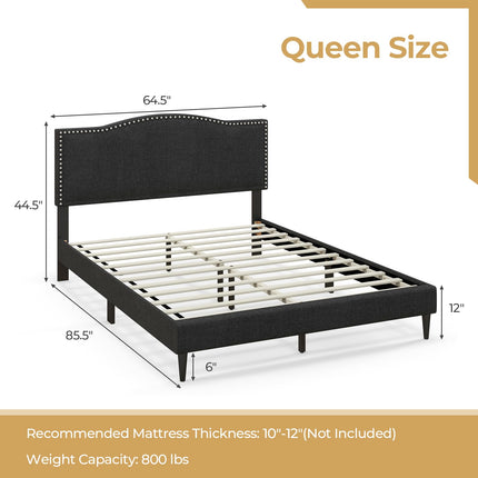 Dreamade Queen Bed Frame with Headboard
