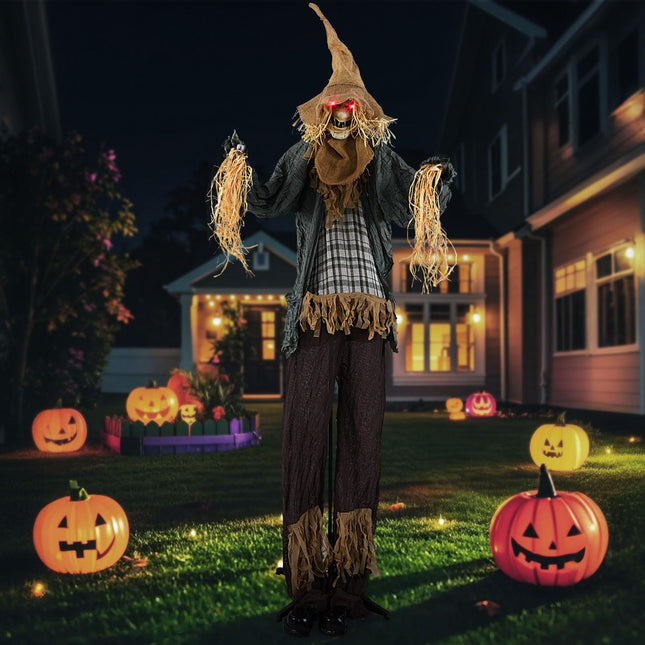 DREAMADE 7FT Halloween Animated Scarecrow