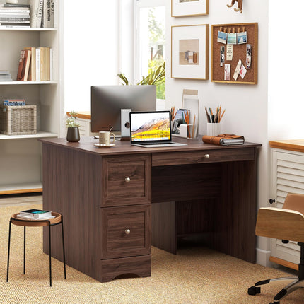 Dreamade Computer Desk with 2 Drawers