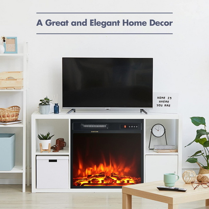 Dreamade 18'' Electric Fireplace, Fireplace Inserts Electric Heater