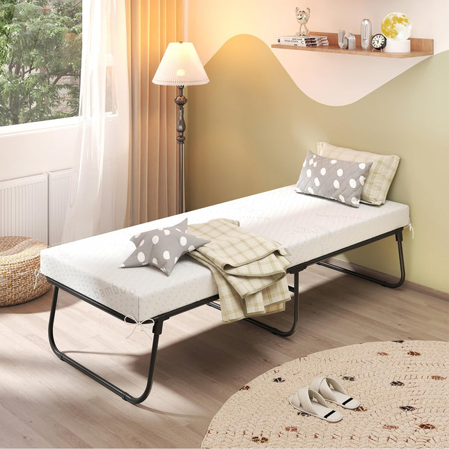 Dreamade Folding Bed with Mattress for Adults
