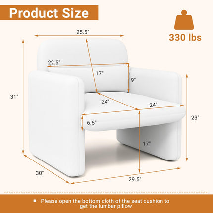 Dreamade Modern Accent Chair