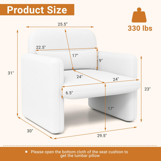 Dreamade Modern Accent Chair