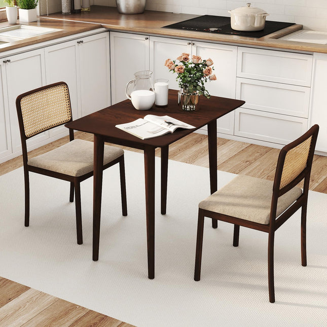 Dreamade Dining Table for 2-4 34" Rectangular Dinner Table