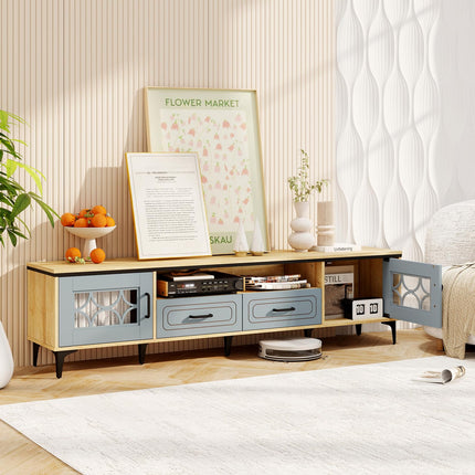 Dreamade Wood TV Stand for TVs up to 80"