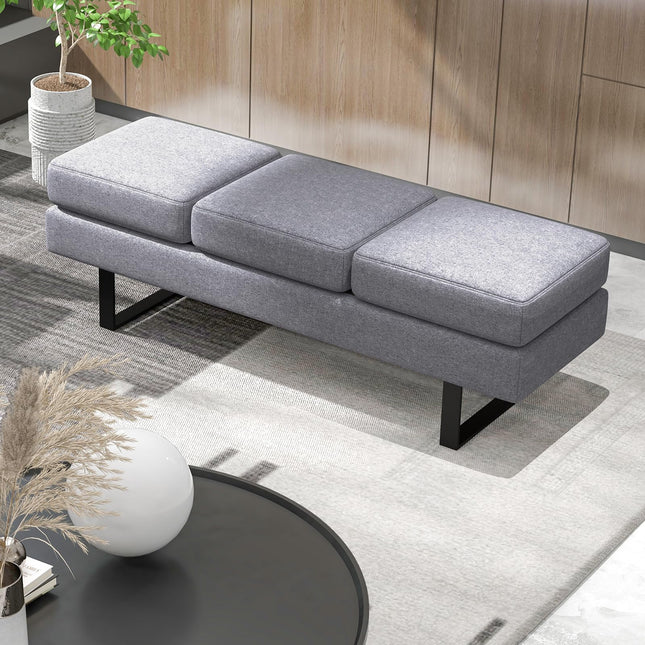 Dreamade Waiting Room Chairs, Office Guest Chair with 660 Lbs Weight Capacity , Grey