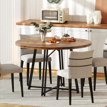 Dreamade 47-inches Round Dining Table for 4-6 People