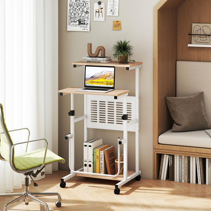 Dreamade Small Standing Desk for School Lecture Home Office