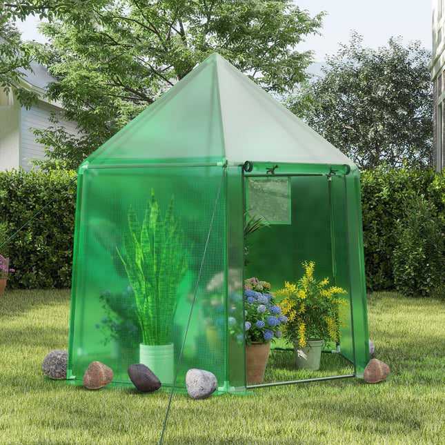 Dreamade 6.5 x 5.7 x 6.3 FT Greenhouse Portable Walk in Outdoor Hot House Tent