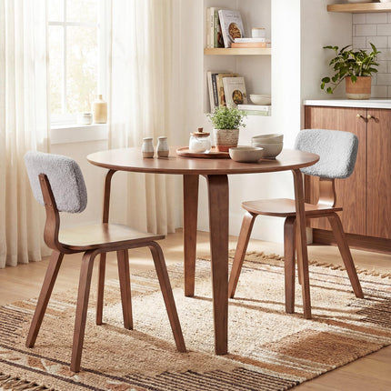 Dreamade 37.5" Round Dining Table Set for 2/4