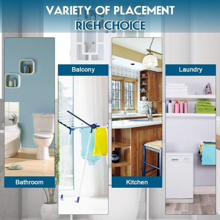 Dreamade Over-The-Toilet Storage Spacesaver, Bathroom Organizer with Cabinet and Shelf