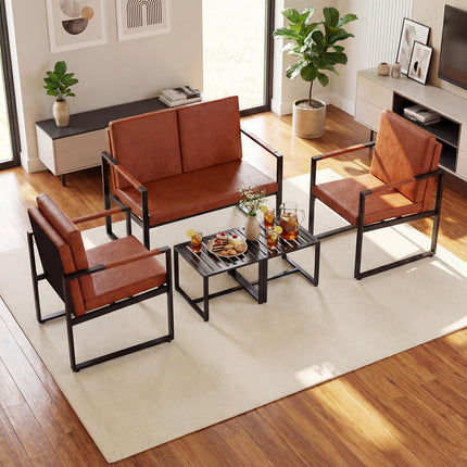 Dreamade Modern Loveseat Sofa 2 Seater Small Couch