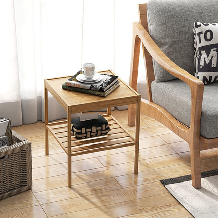 Dreamade Bamboo Nightstands Set of 2