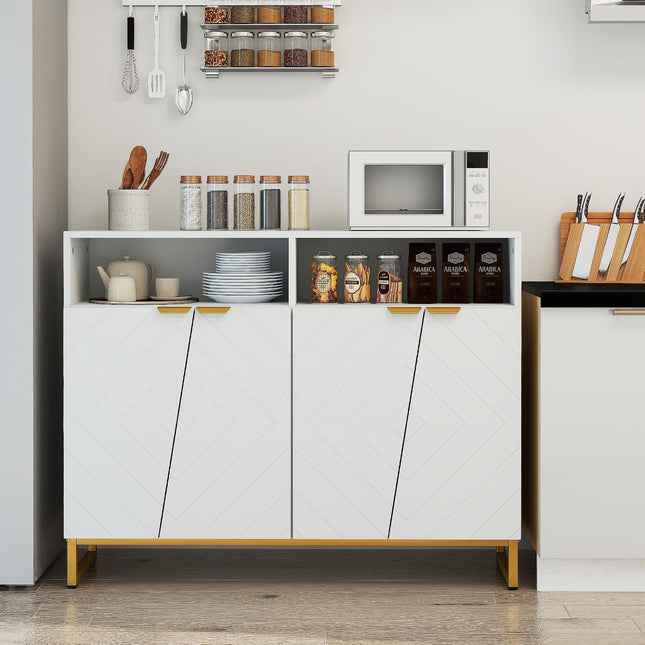Dreamade Buffet Cabinet with Storage 40" Large Kitchen Sideboard