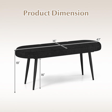 Dreamade 47 inch Entryway Bench - End of Bed Bench