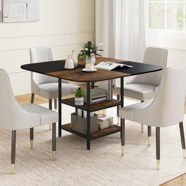 Dreamade 47.5-inches Dining Table for 4 Square Kitchen Table