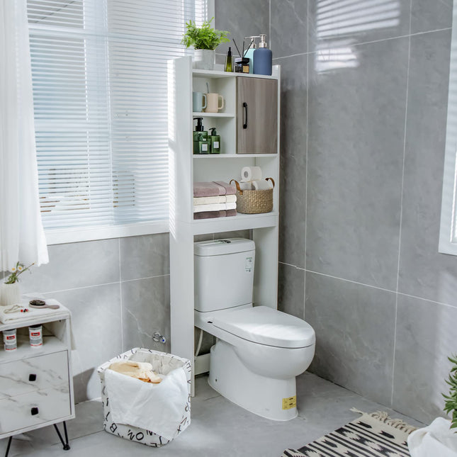 Dreamade Over-The-Toilet Space-Saving Storage Cabinet
