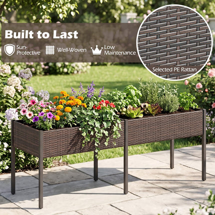 Dreamade 6 x 2 FT Raised Garden Bed with Legs