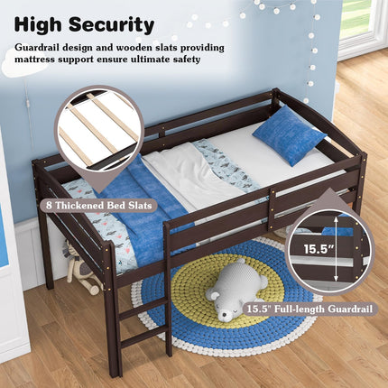 Dreamade Loft Bed with Ladder