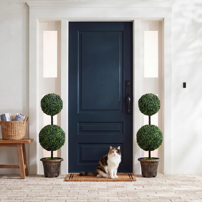 Dreamade 3 FT Artificial Boxwood Topiary Tree(1/2)