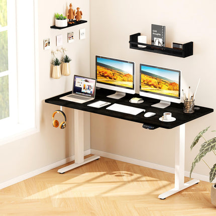 Dreamade Universal Wood Table Top 55 x 28 inch Solid One-Piece Desk top