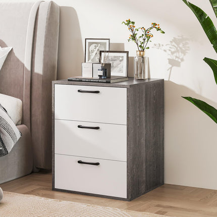 Dreamade Nightstand with 3 Drawers for Bedroom Hallway