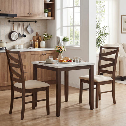Dreamade Kitchen Chairs with Tall Backrests for Dining Room
