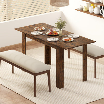 Dreamade 47"-62" Extendable Dining Room Table for 4-8