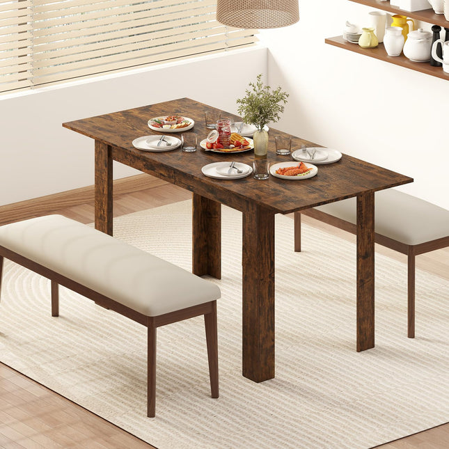 Dreamade 47"-62" Extendable Dining Room Table for 4-8