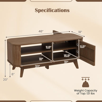 Dreamade Rectangle Coffee Table with Storage