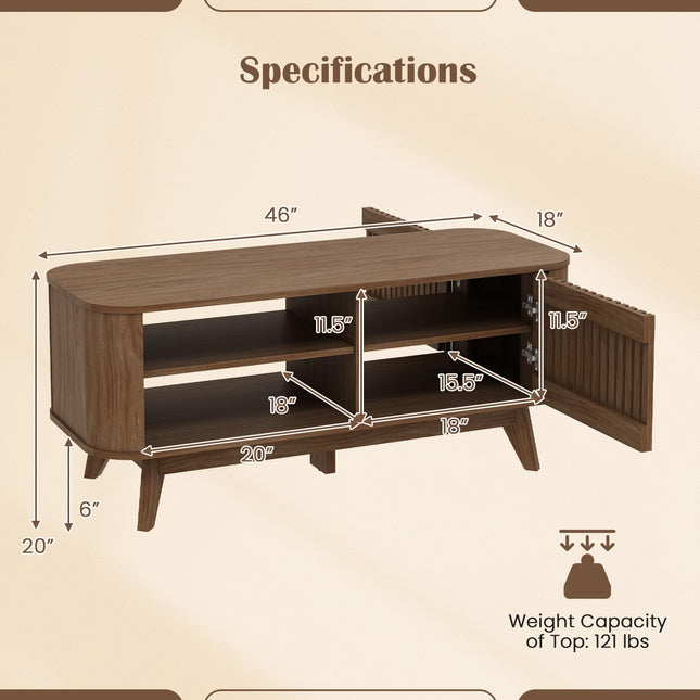 Dreamade Rectangle Coffee Table with Storage