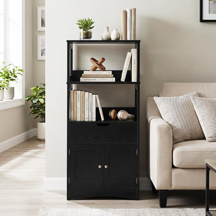 Dreamade Bathroom Storage Cabinet with Open Shelves