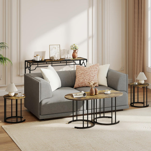 Dreamade Nesting Coffee Table Set of 3