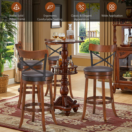 Dreamade 25”Height Kitchen Counter Bar Stools for Kitchen Island, Pub, and Restaurant