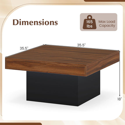 Dreamade LED Coffee Table with Remote for Living Room