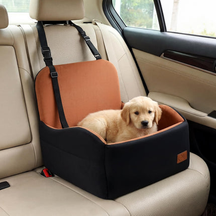 Dreamade Orthopedic Dog Car Seat for Small Dogs up to 35 lbs (21'' x 20'' x 18'')