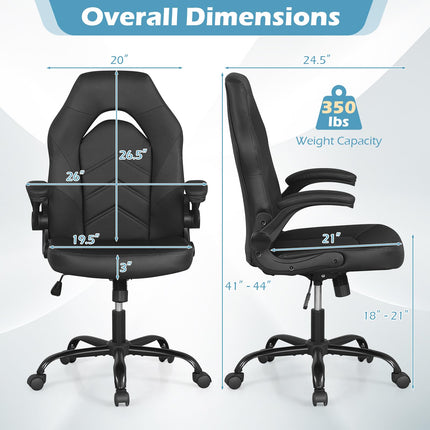 Dreamade Ergonomic Computer Desk Chair with Flip-up Arms