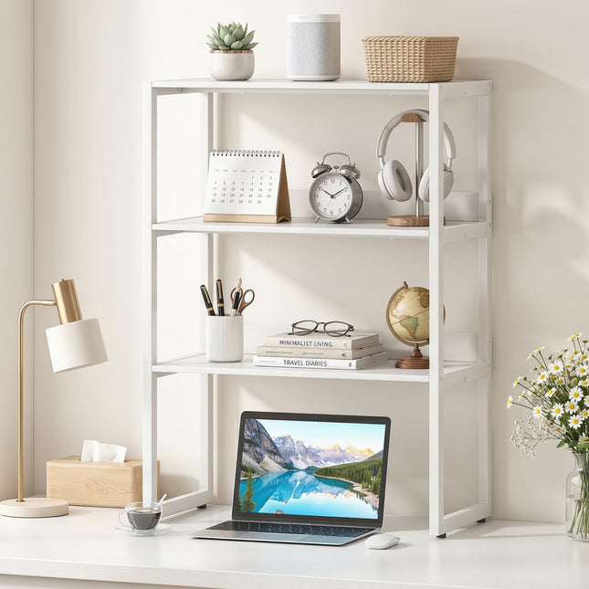 Dreamade Desktop Bookshelf for Home Office Kitchen Dorm (1/2)
