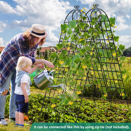 DREAMADE 86.5"x20" Garden Trellis with Protective Coating for Clematis