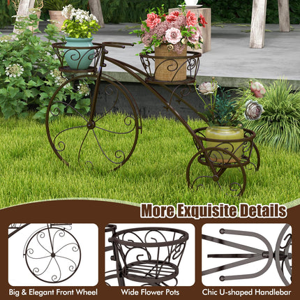 Dreamade Metal Bicycle Planter
