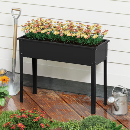 Dreamade Metal Raised Garden Bed with Legs(40”x16”x32”)