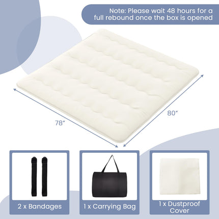Dreamade Japanese Floor Mattress, 4 Inch Futon Mattress with Washable Cover & Storage Bag